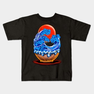 Great Wave Bowl Kids T-Shirt